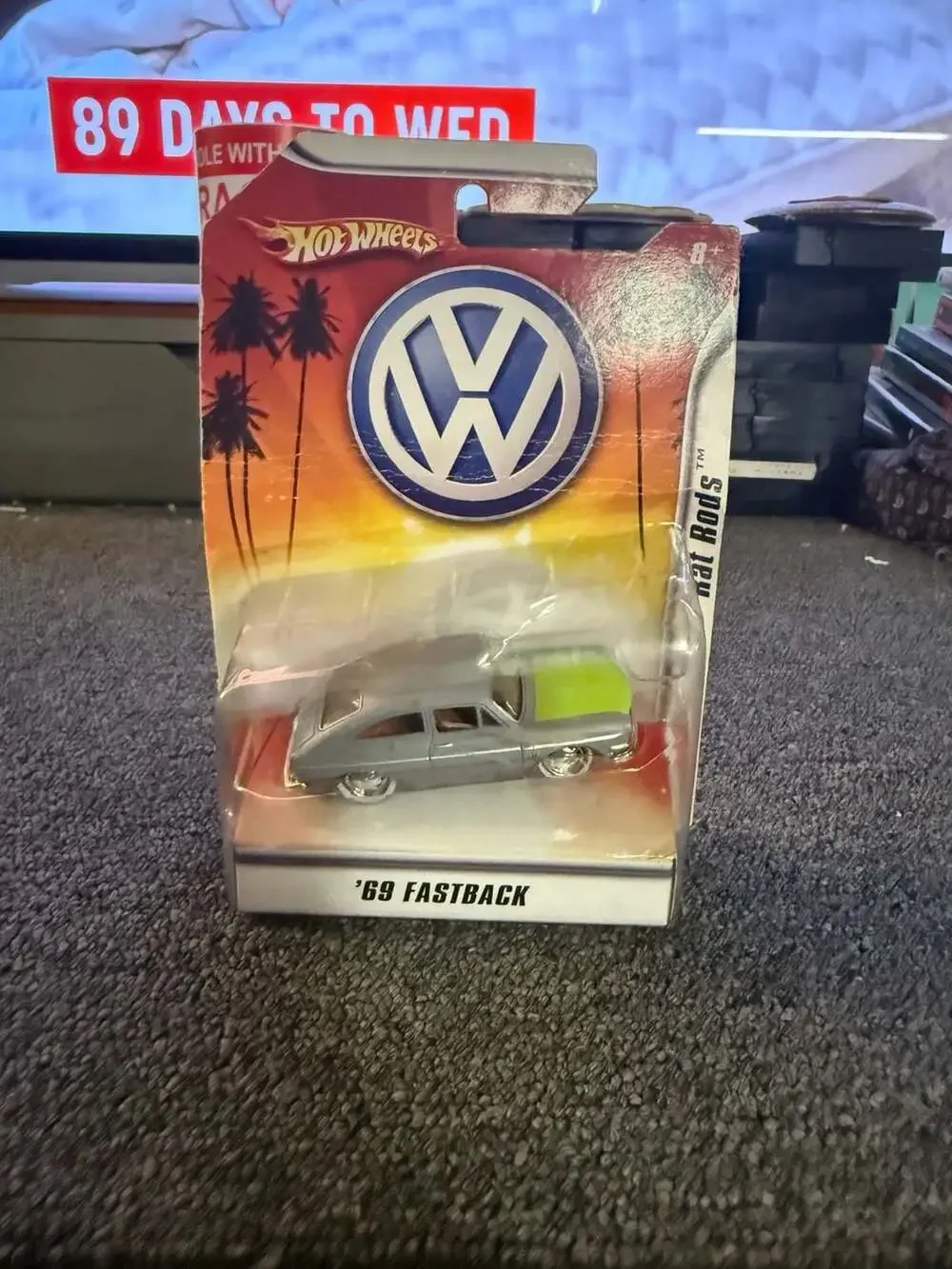Hot Wheels Rat Rods 1969 Volkswagen Fastback Diecast Car